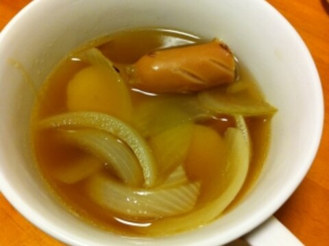 ジャガイモとソーセージの洋風スープ